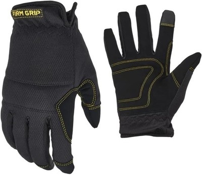 NEW XL FIRM GRIP Winter Utility Black Gloves 3M THINSULATE LINER Touch Screen