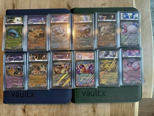Pokémon TCG Scarlet & Violet 151 Half Art Ex Ace Graded 9 Bundle