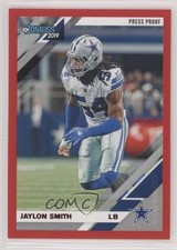 2019 Panini Donruss Press Proof Red Jaylon Smith #79 mu8