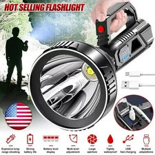 300000LM LED Hand Lamp Torch Work Light USB Rechargeable Spotlight Searchlight