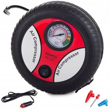 Luftkompressor Reifenpumpe für Fahrrad Motorrad 12V bis 260PSI 18 Bar 17 x 6 cm