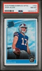 2018 PANINI DONRUSS OPTIC #154 JOSH ALLEN ROOKIE RC PSA 8