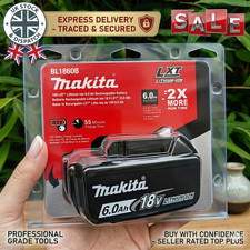 Makita 18V 6.0Ah Li-Ion LXT Battery BL1860 6AH New Star Power Tool UK Stock