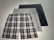 New NIP Polo Ralph Lauren Men Woven Boxers 3 Pack Size M
