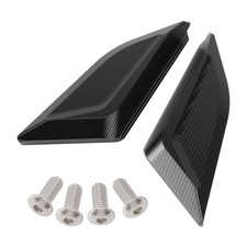 Black mirror delete block off plates fits Ducati Panigale V4 V4R V4S 2018-2024