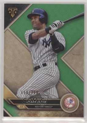 2017 Topps Triple Threads Emerald 118/250 Derek Jeter #69 HOF 08jk