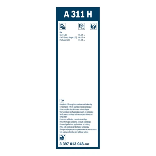 Bosch A311H - Scheibenwischer Rear - Länge: 300 mm für Heckscheibe - Bild 10 von 11