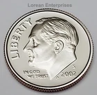 2002-S Roosevelt Dime Proof — photo from another recent sale