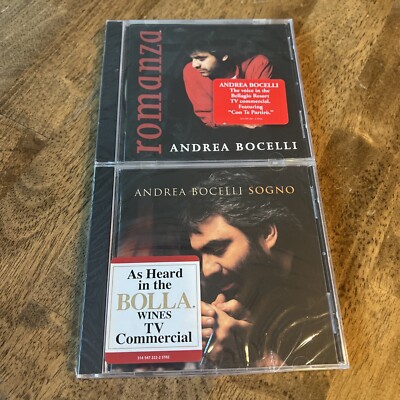 Andrea Bocelli - Romanza + Sogno - 2 CD SET - NEW SEALED - FREE SAME DAY SHIP