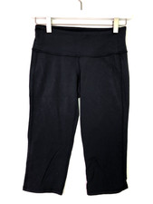 Athleta capri cropped leggings dark grey size xs