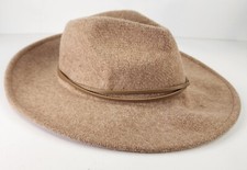 Francescas Hat Womens One Size Blush Woolp Twist Band Panama Wool Blend Fedora