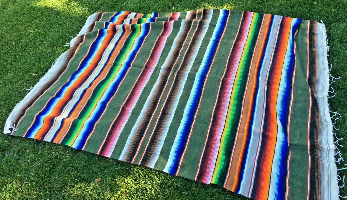 What Are Name Of Mexican Blanket Vintage Mexican Serape