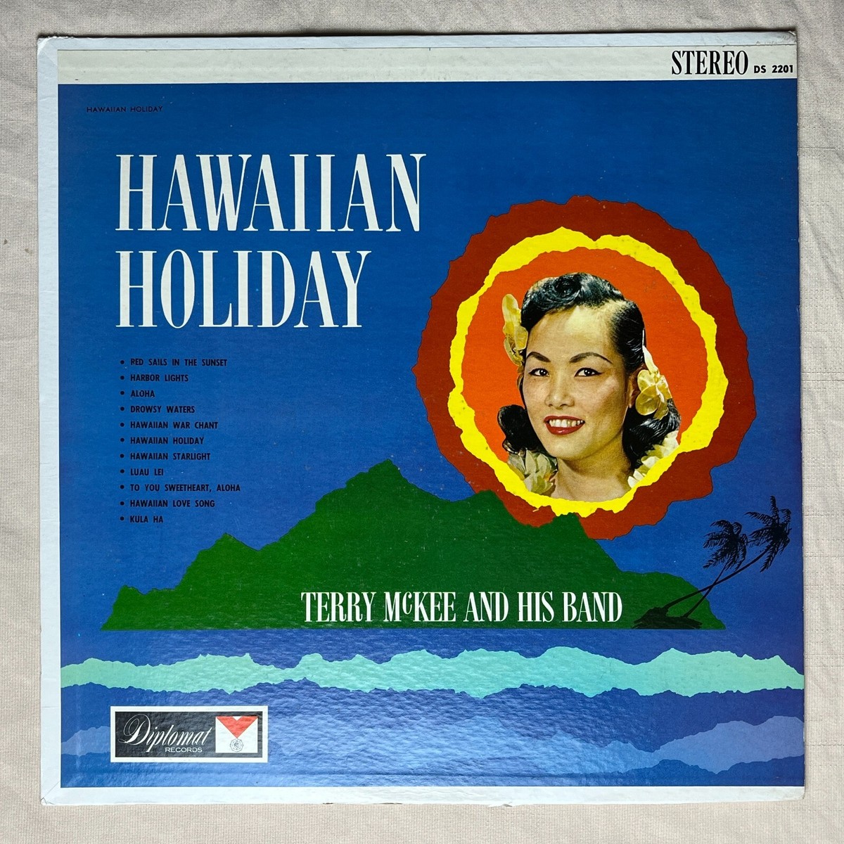 TERRY MCKEE Hawaiian Holiday 1962 Vinyl LP Diplomat DS 2201 - VG