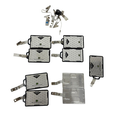 ID Stronghold Duolite RFID Blocking Secure ID Badge Holder, 9 Pcs