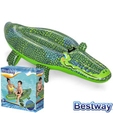 Bestway COCCODRILLO CAVALCABILE GONFIABILE PER BAMBINI MARE PISCINA 41477