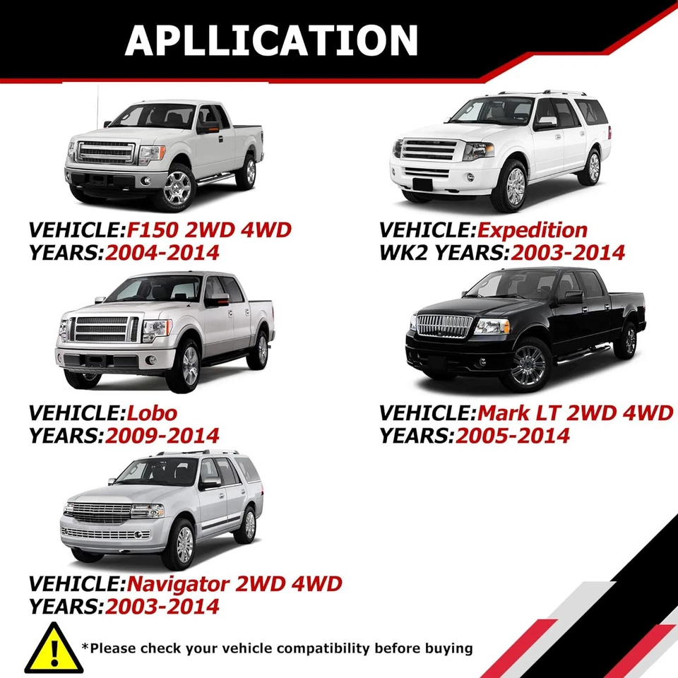 4x 1.5" 6x135 Espaciador de rueda centrado en el cubo para 04-14 Ford F-150 XLT Lincoln Navigator Foto 2 de 4