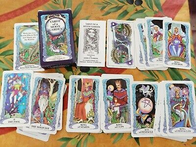 Tarot Of A Moon Garden Tarocchi Arcani Maggiori Minori 78 Carte Magia Lunare Ebay