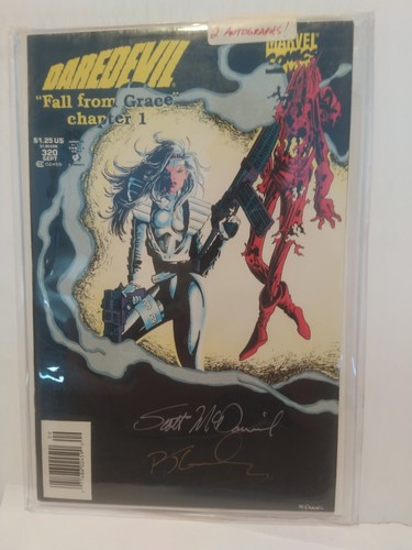 Daredevil #319 to 325 signed by Scott McDaniel & Glenn Herdling COA - Picture 3 of 14