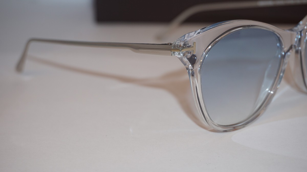 TOM FORD New Sunglasses MICAELA Clear Blue TF662 22X 53 17 145 | eBay