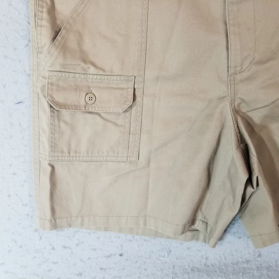 Haband cargo hiking shorts men's 38x7 beige Outdoor fishing beach tropical - Image 4 of 4