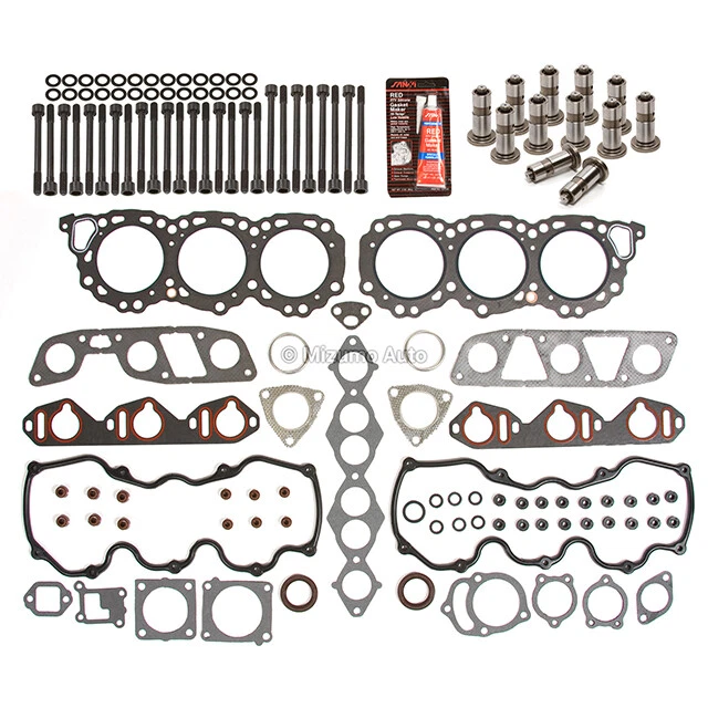 Head Gasket Set Bolts Lifters Fit 95-98 Nissan Quest Mercury 3.0 SOHC VG30E - Image 2 of 4