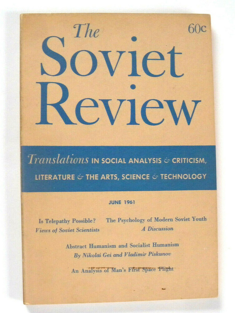 Soviet Review: Translations in Social Analysis &amp; Criticism Vol. 2 