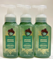3 Mountain Teakwood Gentle Foaming Hand Soap Bath  Body Works 8.75 fl oz