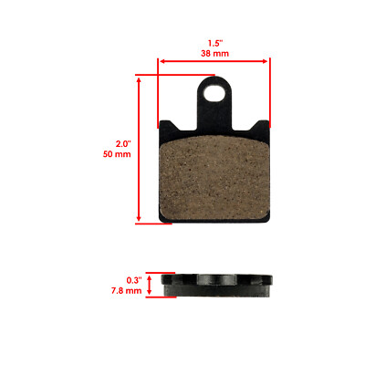 Front and Rear Brake Pads for Kawasaki ZX1400 Ninja ZX-14R 2012