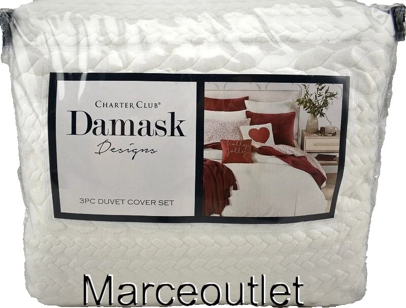 Charter Club Polyester Duvet Covers & Bedding Sets with Three-Piece Items in Set