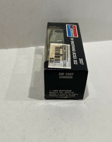 1989 Monogram '69 Mustang Boss 302 #2027 -1:87 HO Scale - NIB NOS - Picture 7 of 9