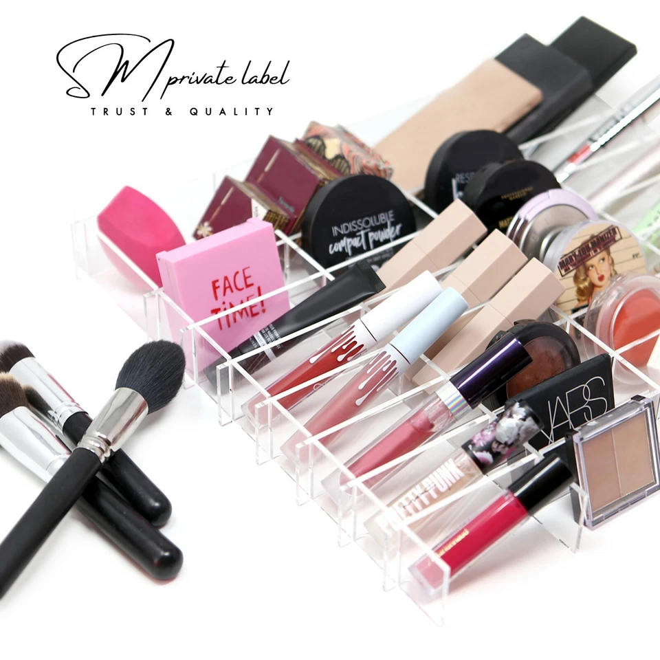 Organizer trucchi cassetti, Porta trucchi acrilico, Divisori, Make-up Organizer  - Immagine 4 di 4
