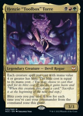 MTG Commander Streets of New Capenna M Henzie ''Toolbox'' Torre #002