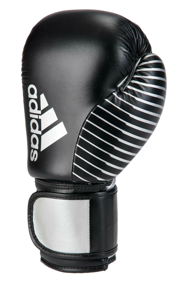 adidas Kickboxing Competition black/silver Leder Boxhandschuhe Boxhandschuh - Bild 2 von 4