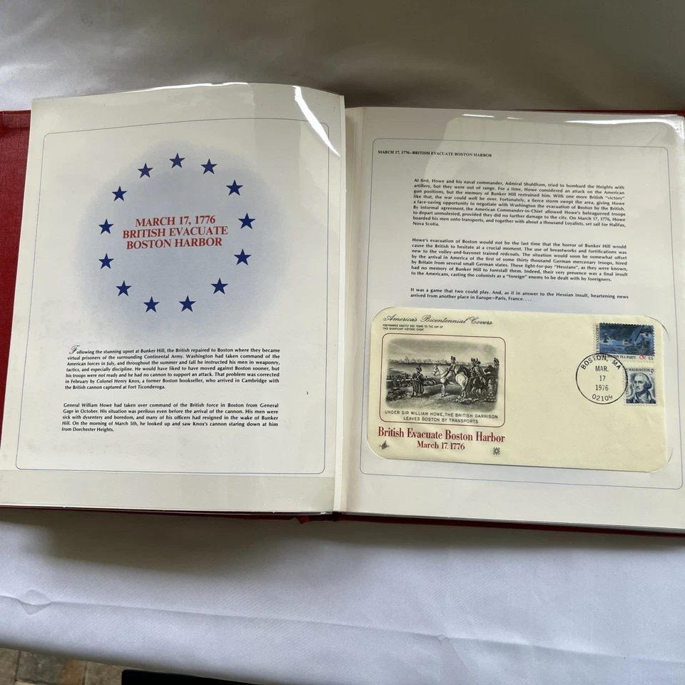 America’s Bicentennial Covers 1776 - 1976 Binder with 10 First Day Covers - Image 4 of 4