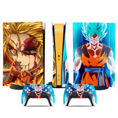 Skin Stickers PVC Decal Disk PS5 Film Wrap Dragon Ball Cartoon PS5 Standard Disc - Picture 42 of 65
