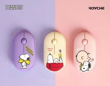 ROYCH X Peanuts Snoopy Silent Wireless Mouse (3 color) Multi Pairing/2.4GHz/Blue