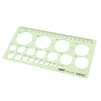 2mm bis 40mm KREISE SCHABLONE TECHNISCHE ZEICHNUNGSSCHABLONE REGIERKREIS MODELL
