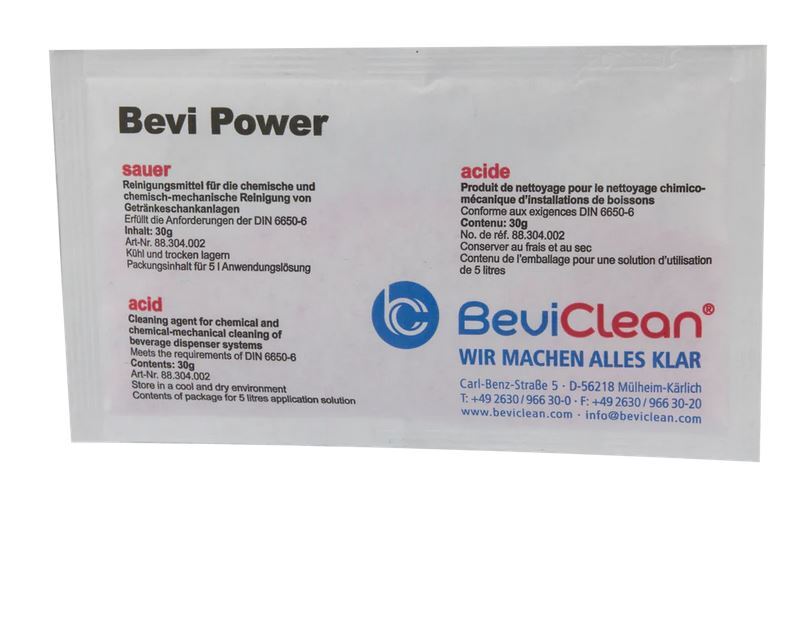 Bevi Power sauer, 30g für die chemische Bierleitungsreinigung von BeviClean