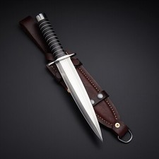 14" SUPERB CUSTOM MADE FORGED TOOL STEEL BLADE, TACTICAL HUNTING SURVIVAL DAGGER