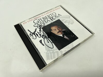 *SIGNED* En Vivo Desde El Carnegie Hall by Gilberto Santa Rosa (2CD, Sep-1995)