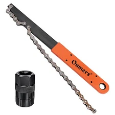 Bike Chain Tools Kit Upgrade Rotor Lockring Removal Wrench & Chain Whip With Cas