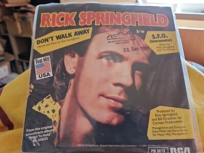 7'' Vinyl - RICK SPRINGFIELD - Don´t Walk Away