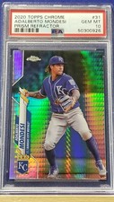 Adalberto Mondesi - 2020 Topps Chrome Prism Refractor  PSA 10  