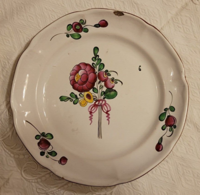食器 faience fine / antique plate Antique Plate In Faience - Period: 19th Century | eBay