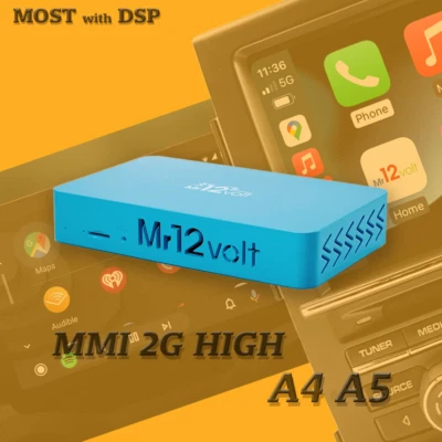 Mr12volt Audi MMI 2G High CarPlay & AA Interface A4 A5 with DSP