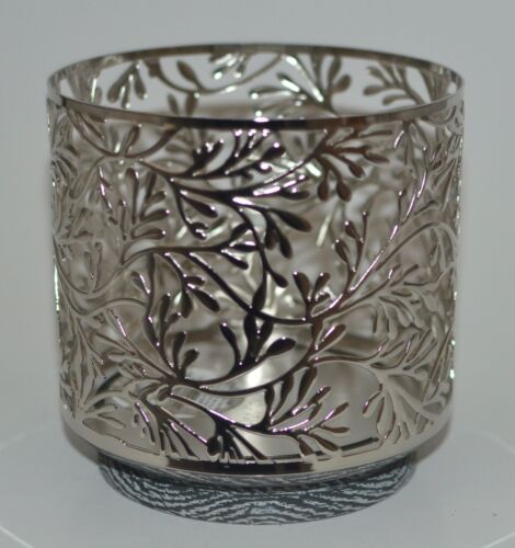 1 New Bath & Body Works Sparkly Rose 3-Wick Large Candle Holder Sleeve 14.5 oz 