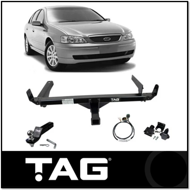 TAG HEAVY DUTY TOWBAR KIT 2300KG FITS FORD FALCON FG SEDAN 6 08 ON WITH RS