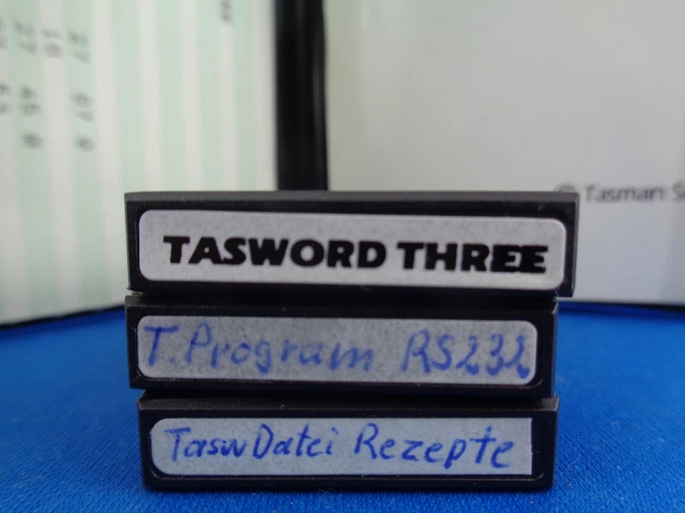 SINCLAIR SPECTRUM -- TASWORD THREE (TASMAN SOFTWARE - MICRODRIVE CARTRIDGE) - Bild 3 von 4