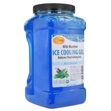 Spa Redi Pedi Ice Cooling Gel Mint & Eucalyptus 128 oz