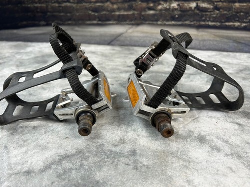 MKS AR-8 Pedals w 3T-3L Cages and Straps 9/16 - 第 5/10 張圖片